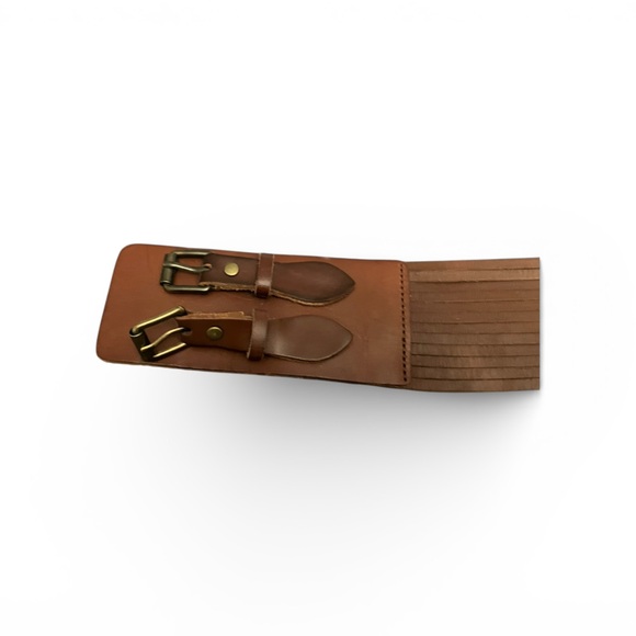 J.Crew wide brown belt, large - Picture 3 of 6